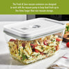 Fresh & save Glass Large Airtight Food Storage Container, Meal Prep Container, Food Saver